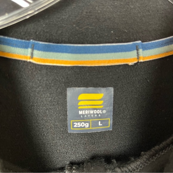 Meriwool Layers Men’s 250g Merino Extra Fine 1/4 Zip Sweater Size L - Picture 5 of 12